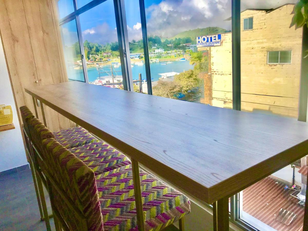 Aptos Vista Al Embalse, Frente Al Lago, Restaurantes, Bares Guatapé Εξωτερικό φωτογραφία