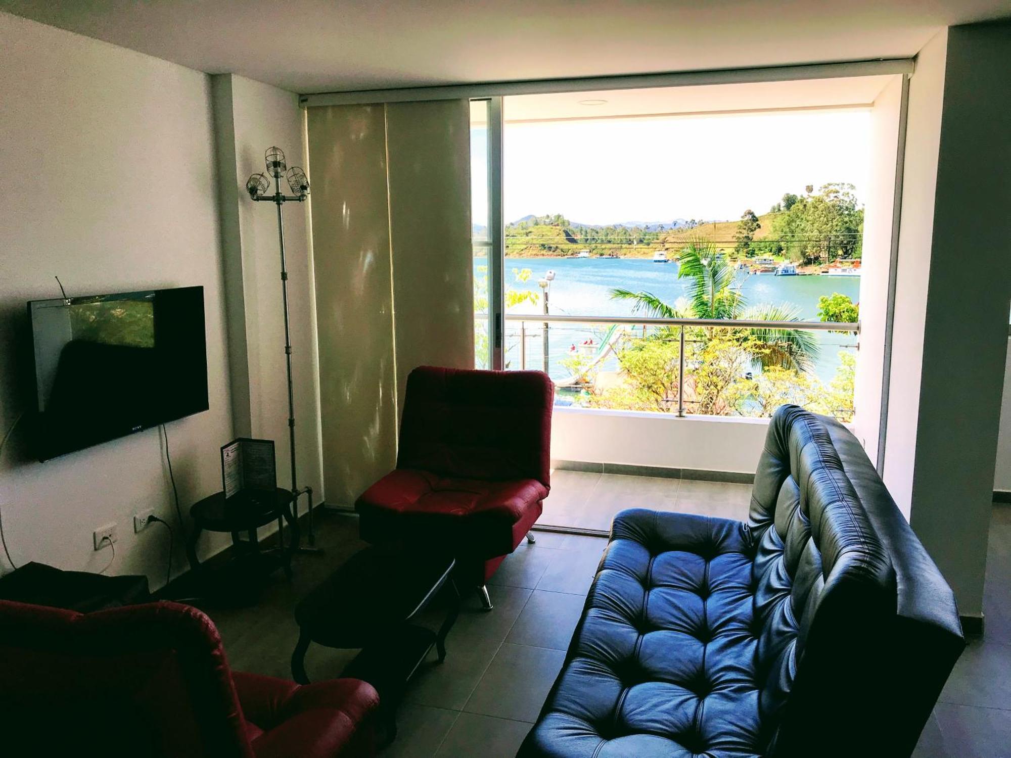 Aptos Vista Al Embalse, Frente Al Lago, Restaurantes, Bares Guatapé Δωμάτιο φωτογραφία